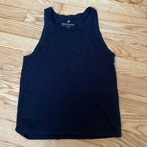 american eagle - black tank top